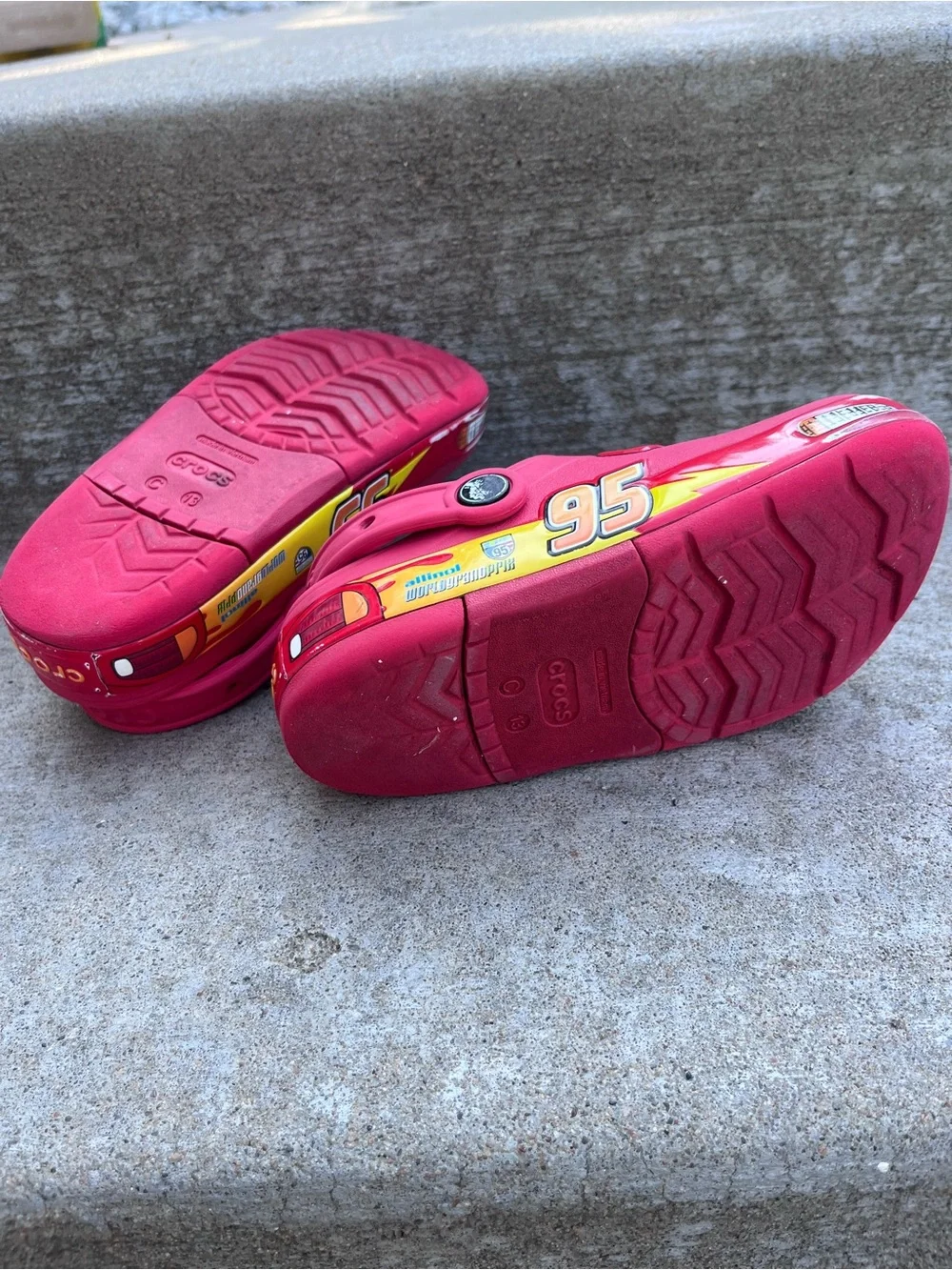 Crocs Lightning McQueen Size 13
